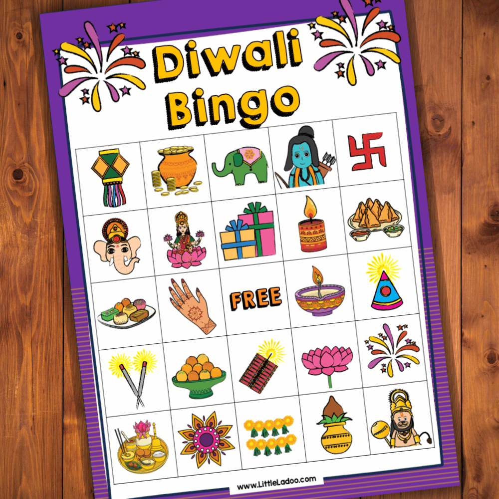 Diwali Bingo Printable - 30 Cards – LittleLadoo