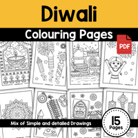 Diwali Colouring Pages Printable