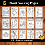 Diwali Colouring Pages Printable