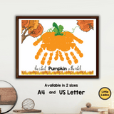 Fall Handprint Art Printable {8 Designs}