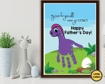 You are totally ROARsome - Dinosaur - Father's Day - Handprint Art -  printable