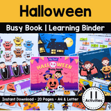 Halloween Busy Book {11 Activities}