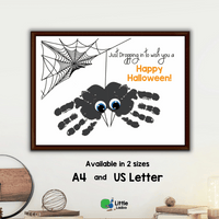 Halloween Handprint Art Printable {8 Designs}