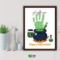 Halloween Handprint Art Printable {8 Designs}