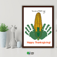 Thanksgiving Handprint Art Printable {8 Designs}