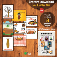 Thanksgiving Handprint Art Printable {8 Designs}